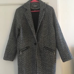 White House black market wool coat